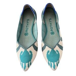 ROTHY’S The Point Shoes Print Moroccan Ikat Women’s Textile Size 9